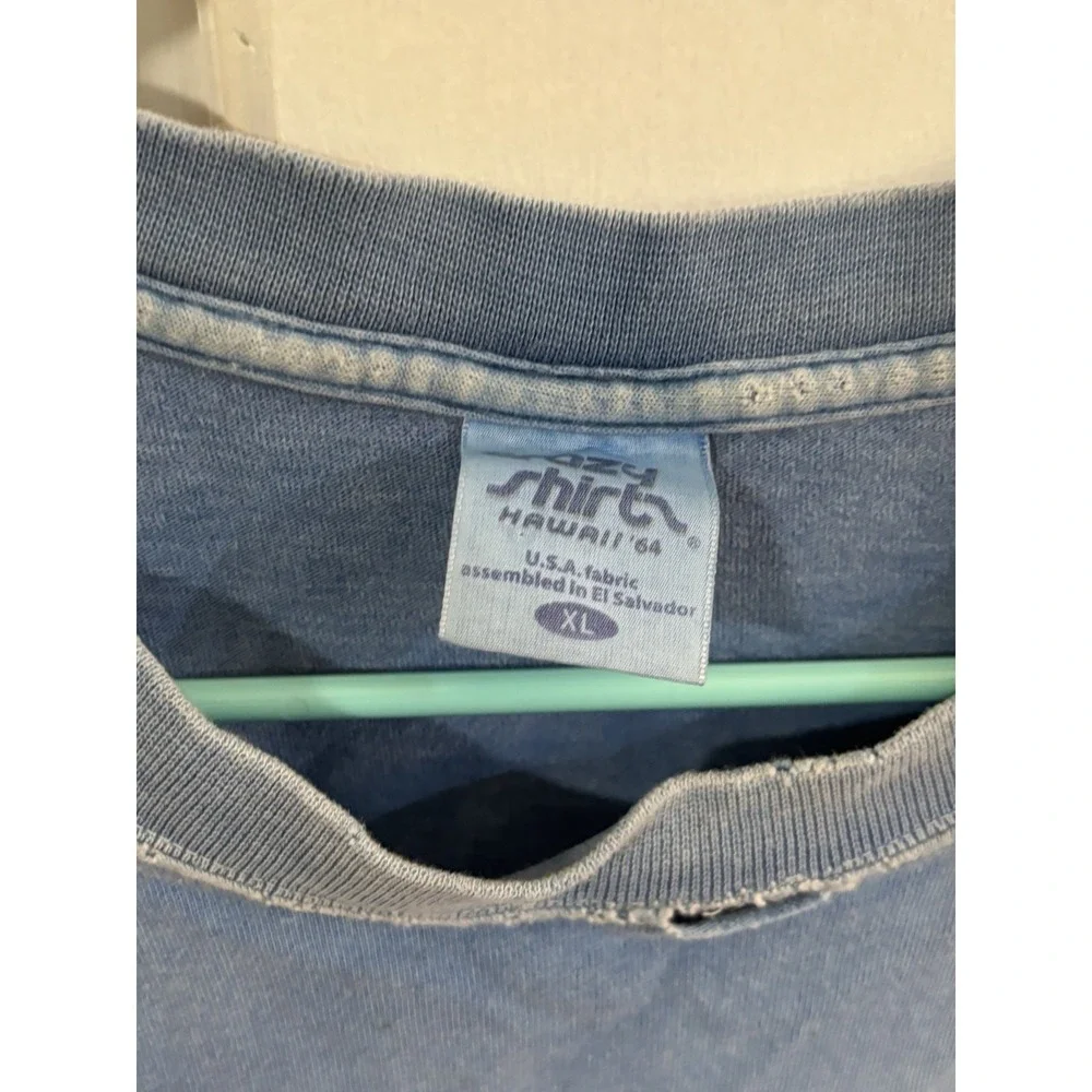 crazy shirts hawaii Distressed Fish Blue Hawai Dyed XL